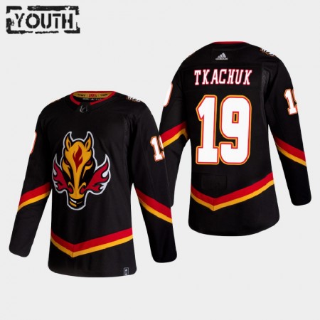 Calgary Flames Matthew Tkachuk 19 2020-21 Reverse Retro Authentic Shirt - Kinderen